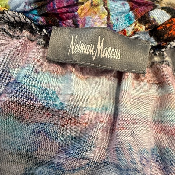 Neiman Marcus abstract striped colorful maxi dress SZ S/M - Picture 7 of 14